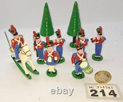 Wend-Al cast aluminium Toy Town band/soldiers