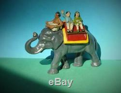 Wend-al Unbreakable Toys Solid Aluminium Elephant Ride Vintage 1948 Very Rare