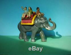 Wend-al Unbreakable Toys Solid Aluminium Elephant Ride Vintage 1948 Very Rare