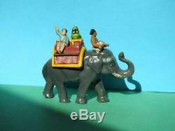 Wend-al Unbreakable Toys Solid Aluminium Elephant Ride Vintage 1948 Very Rare