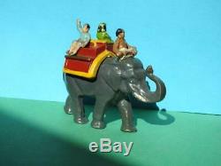 Wend-al Unbreakable Toys Solid Aluminium Elephant Ride Vintage 1948 Very Rare