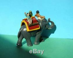 Wend-al Unbreakable Toys Solid Aluminium Elephant Ride Vintage 1948 Very Rare