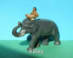 Wend-al Unbreakable Toys Solid Aluminium Elephant Ride Vintage 1948 Very Rare