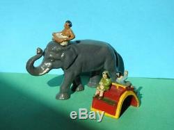Wend-al Unbreakable Toys Solid Aluminium Elephant Ride Vintage 1948 Very Rare