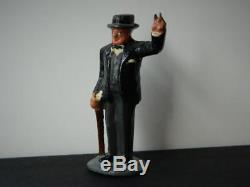 Wend-al Unbreakable Toys Solid Aluminium Winston Churchill Vintage 1948 V Rare