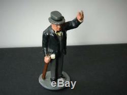 Wend-al Unbreakable Toys Solid Aluminium Winston Churchill Vintage 1948 V Rare