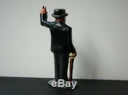 Wend-al Unbreakable Toys Solid Aluminium Winston Churchill Vintage 1948 V Rare