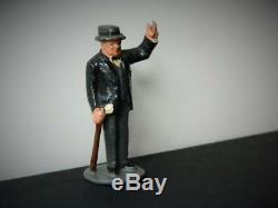 Wend-al Unbreakable Toys Solid Aluminium Winston Churchill Vintage 1948 V Rare