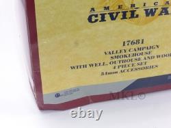 William Britain 17861 Smokehouse with Well, Outhouse & Woodpile in DAMAGED BOX