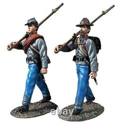 William Britain 31486 ACW Forward March 2 Confederate Infantry Marching