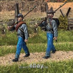 William Britain 31486 ACW Forward March 2 Confederate Infantry Marching