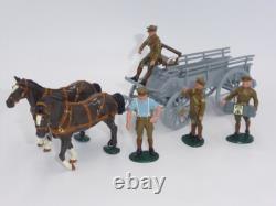 William Britain 8920 Horse Drawn G. S. Wagon & 4 Man A. S. C. Team Premier Series