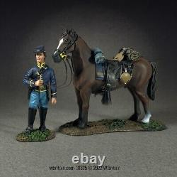 William Britain American Civil War, Federal Cavalry Trooper Holding Horse, 31325