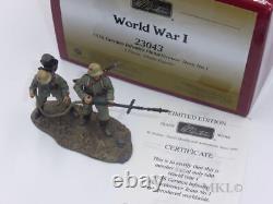 William Britain WWI 1916 German Infantry Flamethrower Team No. 1, 23043 Ltd Ed