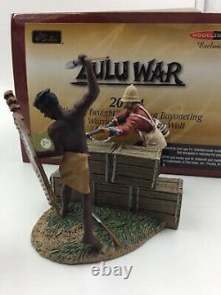 William Britain Zulu Warrior Twilight 24th Foot Bayoneting Zulu Warrior 20084