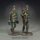 William Britains 25272 Slogging Along Two U. S. Infantrymen Marching Ww2/wwii