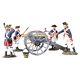 William Britains British Royal Artillery 6 Pound Gun With 4 Men 16015 New Boxed