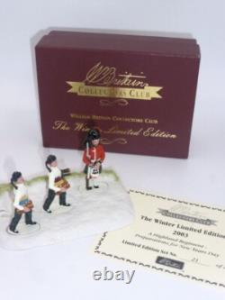 William Britains Collectors The Winter Ltd Edt 2003 Highland Preparations 41129