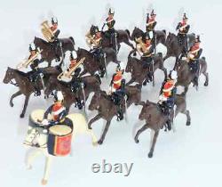 William Britains The Hollow Cast Series 9th Lancers Mounted Band 40191
