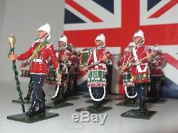 Wm. Britains Royal Welsh Corps Of Drums 2d Bn 24th Foot 1879 #48008 Ltd Edition