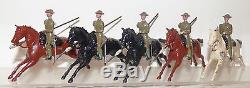 XB12 Britains loose set 94 the 21st Lancers in tin helmets. Rare 1940 version