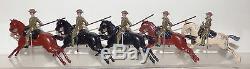 XB12 Britains loose set 94 the 21st Lancers in tin helmets. Rare 1940 version