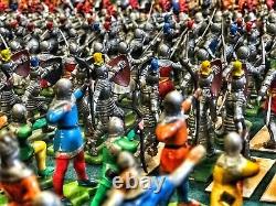 X 1000 plus BRITAINS and Heralds Knights and Saracens collection amazing set