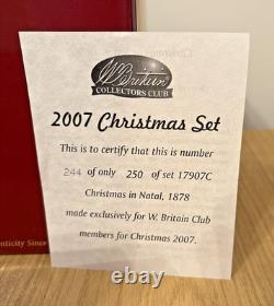 ZK62 Britains 2007 Club Exclusive Set 17907C Christmas In Natal 1878