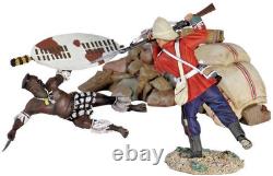 ZULU WAR Britains toy soldiers 20101 DOWN BUT NOT OUT FIGHT FOR KRAAL 54mm new