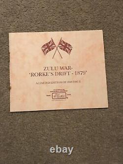 Zulu war rorkes drift 1879 Britain's Set Number 1300 Limited Edition